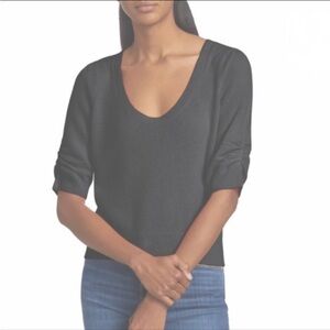 Frame cashmere wool scoop neck sweater- Size large